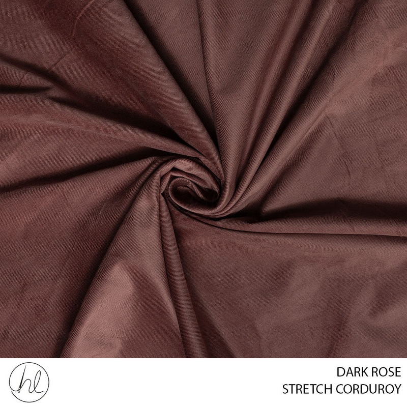 STRETCH CORDUROY 51 DARK ROSE 150CM PER M