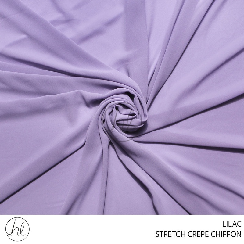 STRETCH CREPE CHIFFON 53 LILAC 150CM PER M