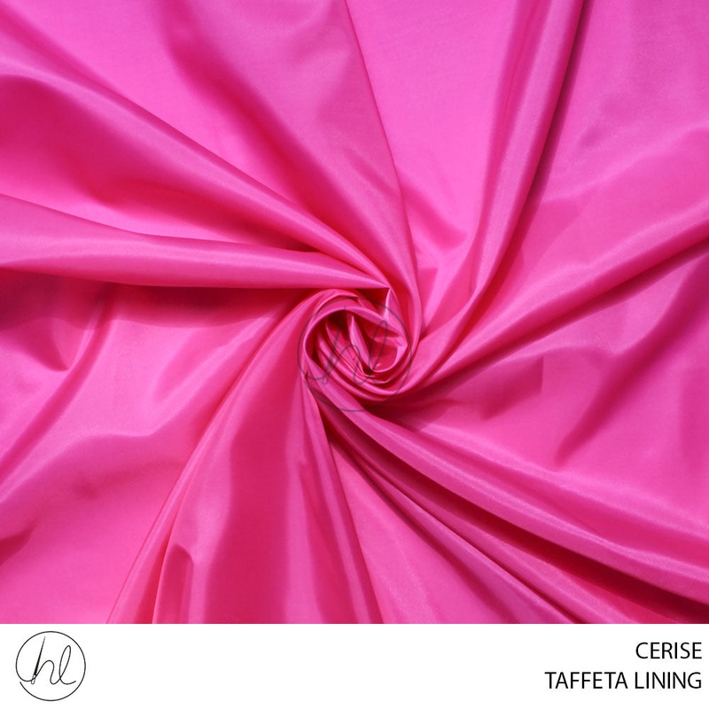 TAFFETA LINING 51 CERISE 150CM PER M