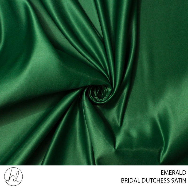BRIDAL DUTCHESS SATIN 53 EMERALD 150CM PER M