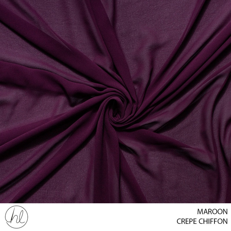 CREPE CHIFFON 781 MAROON 150CM PER M