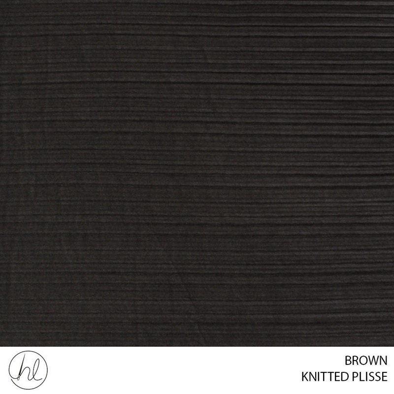Knitted plisse 51 brown 150cm per m
