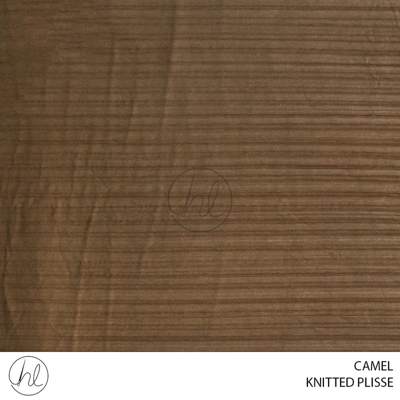 Knitted plisse 51 camel 150cm per m