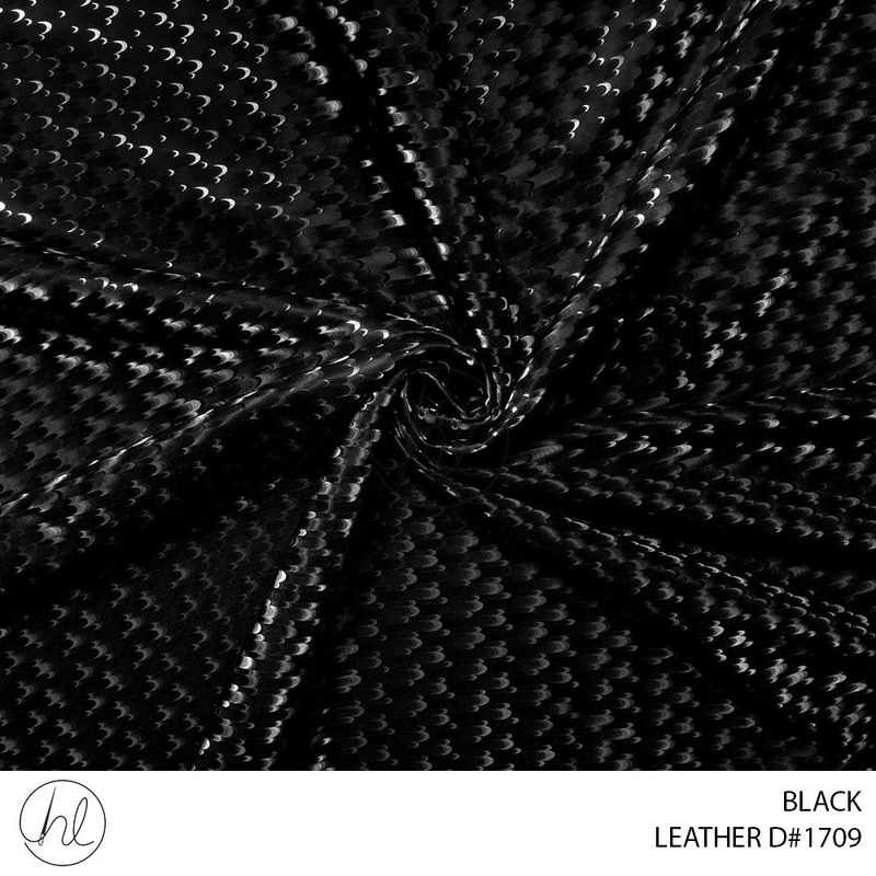 LEATHER D#1709 781 BLACK 150CM PER M