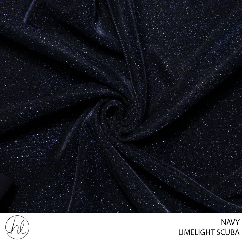 LIMELIGHT SCUBA 781 NAVY 150CM PER M