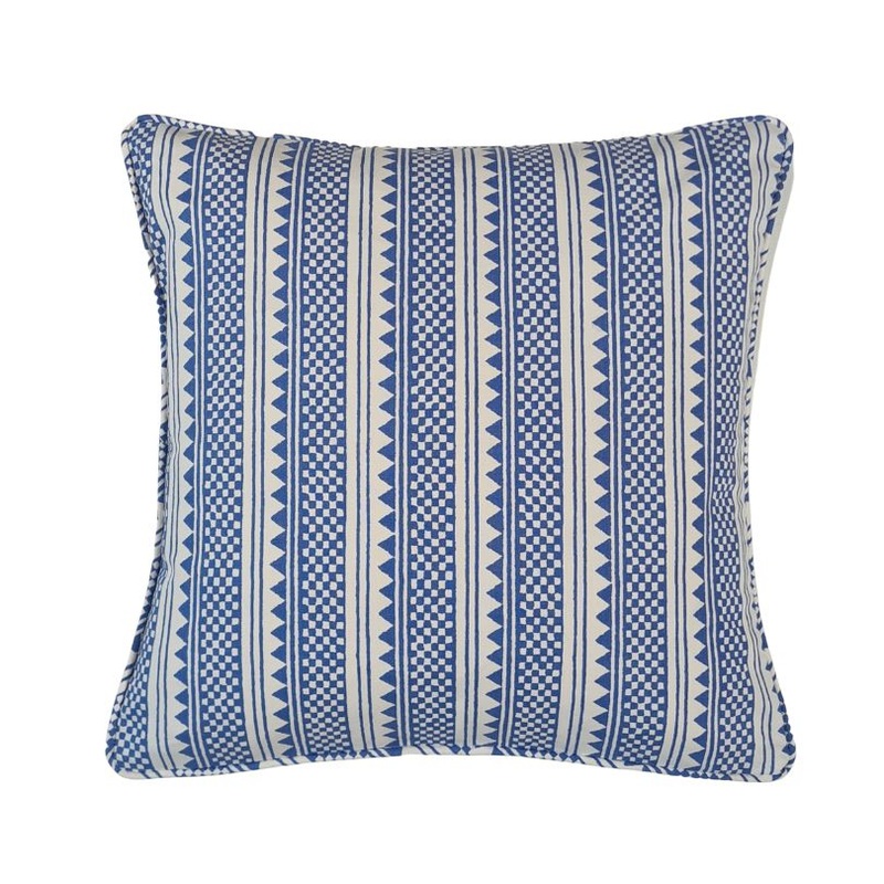 Mini Check Stripe Cushion