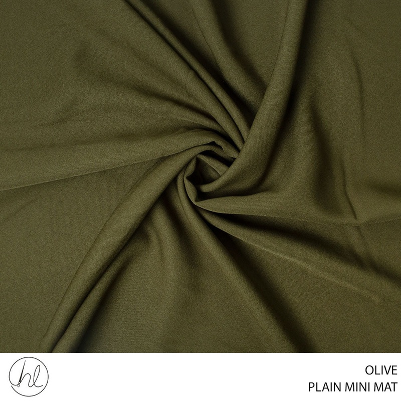 MINI MAT PLAIN FABRIC OLIVE 150CM