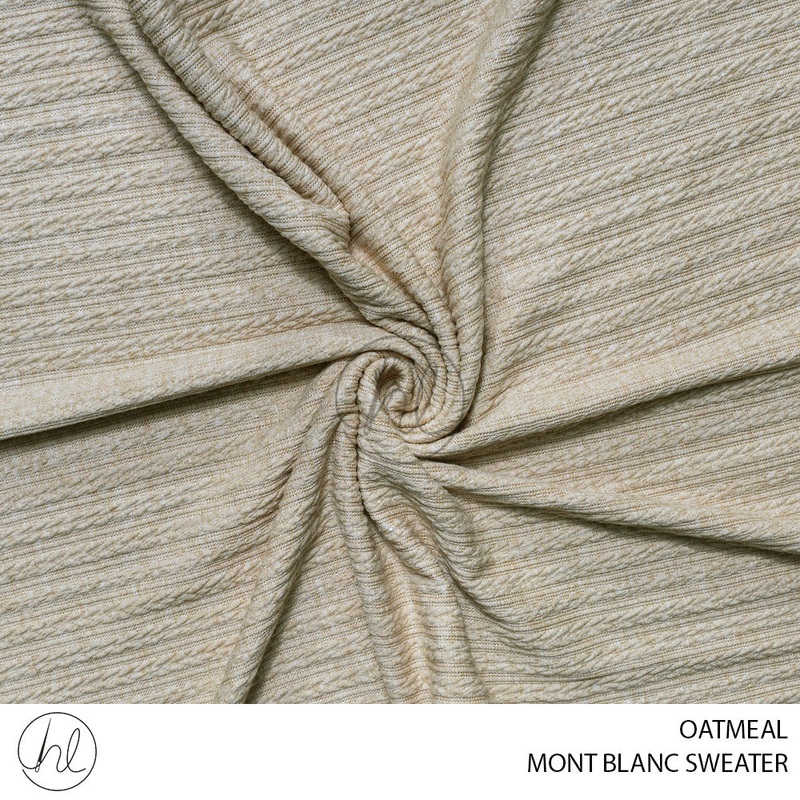 MONT BLANC SWEATER 51 OATMEAL 150CM PER M