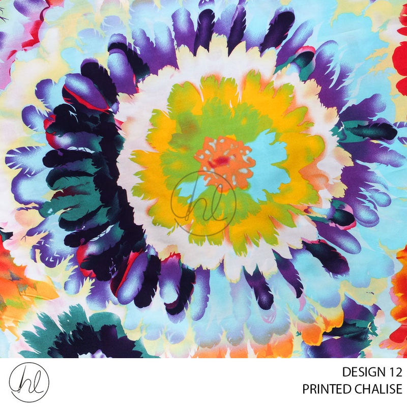 PRINTED CHALISE 55 SKY BLUE 150CM PER M