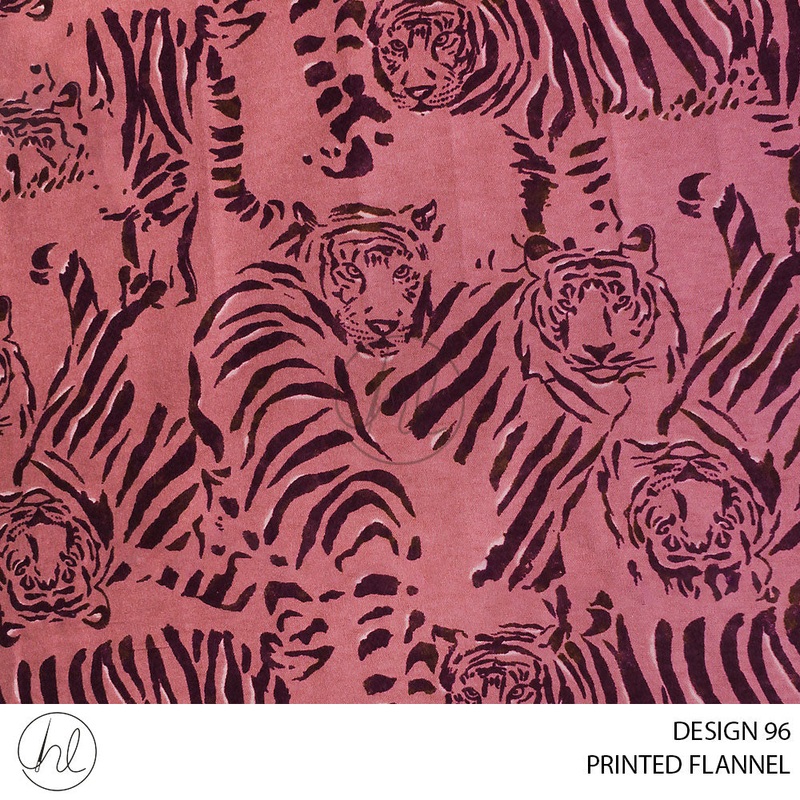 PRINTED FLANNEL 51 DUSTY PINK 110CM PER M