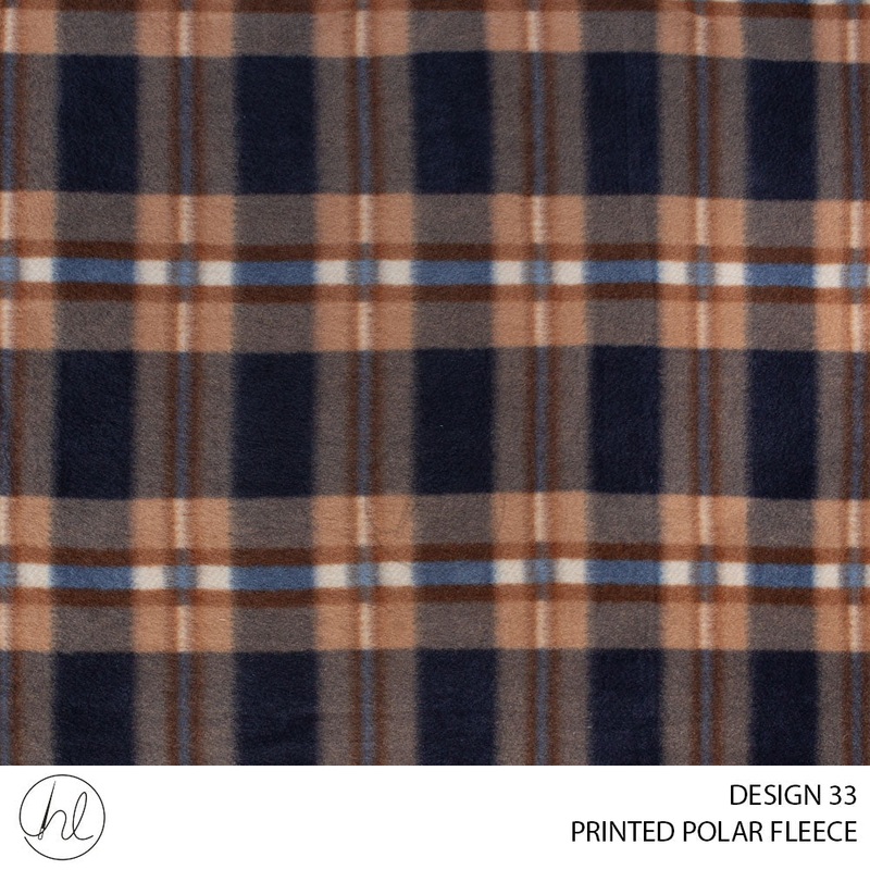 PRINTED POLAR FLEECE 51 BRONZE 150CM PER M
