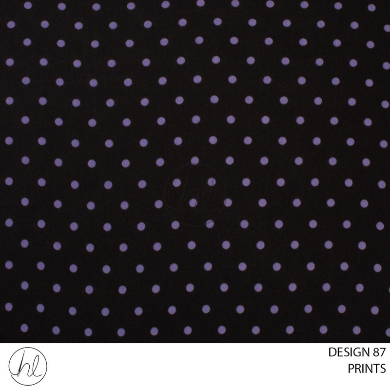 PRINTS 51 PER M  BLACKDESIGN 87 150CM WIDE