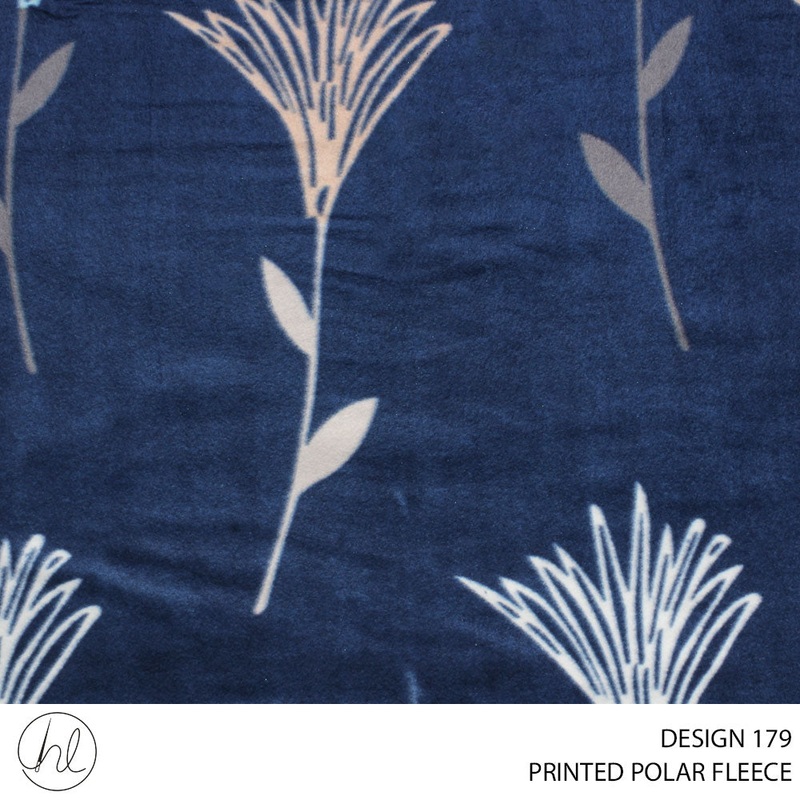 PRT POLAR FLEECE FABRIC 150CM NAVY ROLL ROLL 001