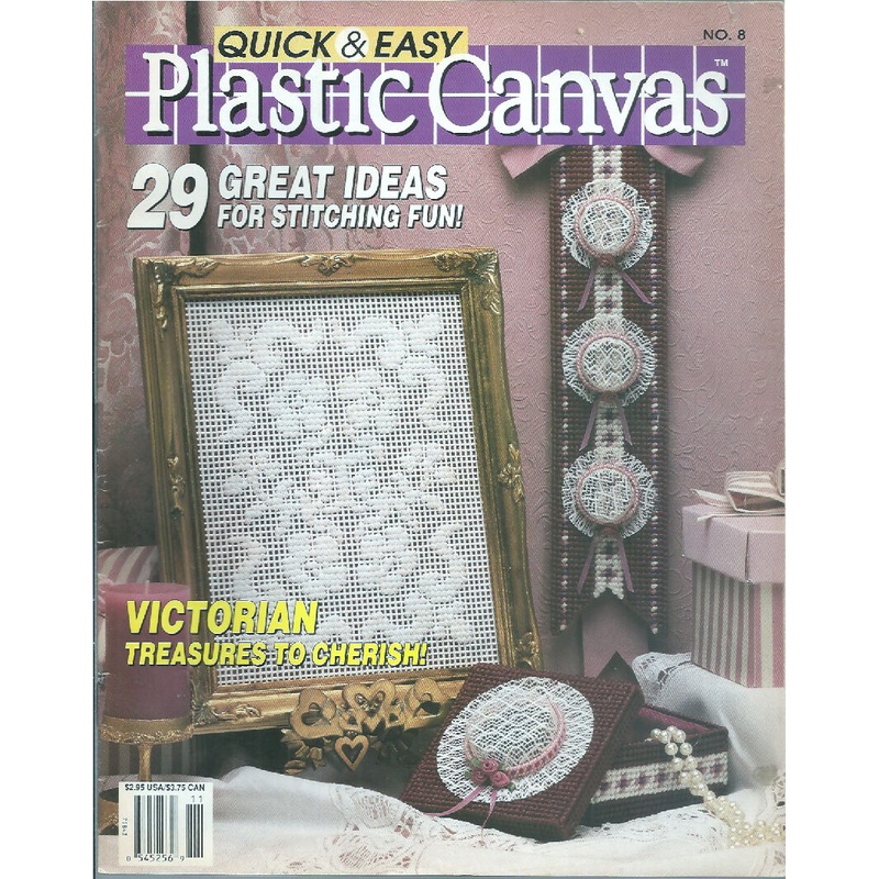 Quick & Easy Plastic Canvas Magazine, Number 8, Oct/Nov 1990, 29 Projects