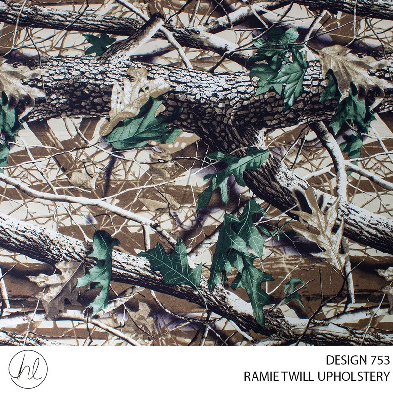 Ramie Twill Camo Forest Wheat