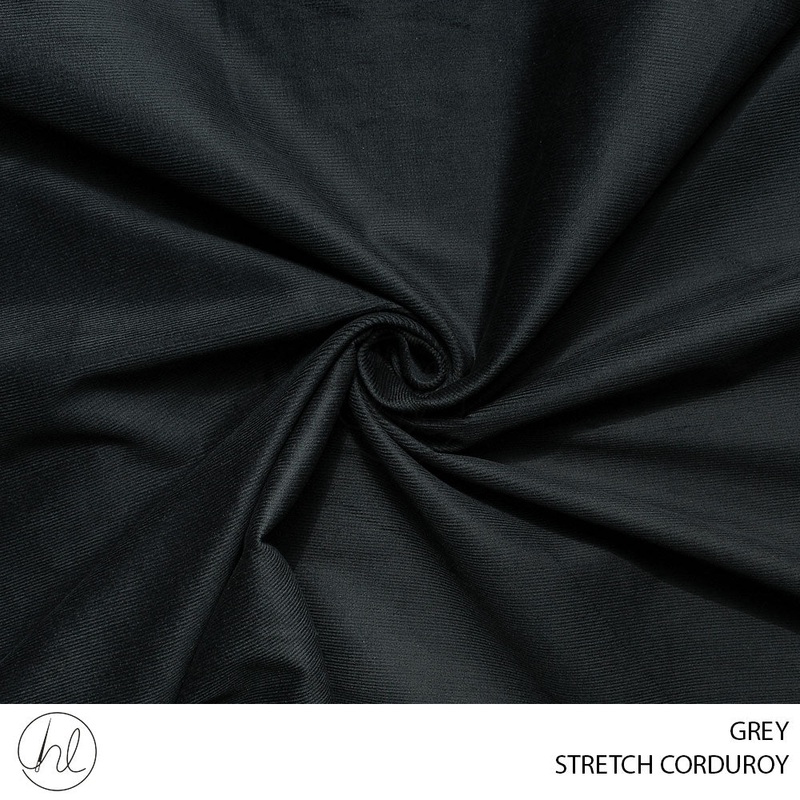 STRETCH CORDUROY 51 GREY 150CM PER M