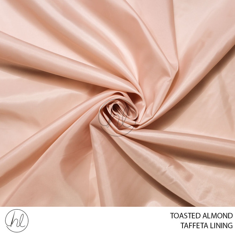 TAFFETA LINING 51 TAOSTED ALMOND 150CM PER M