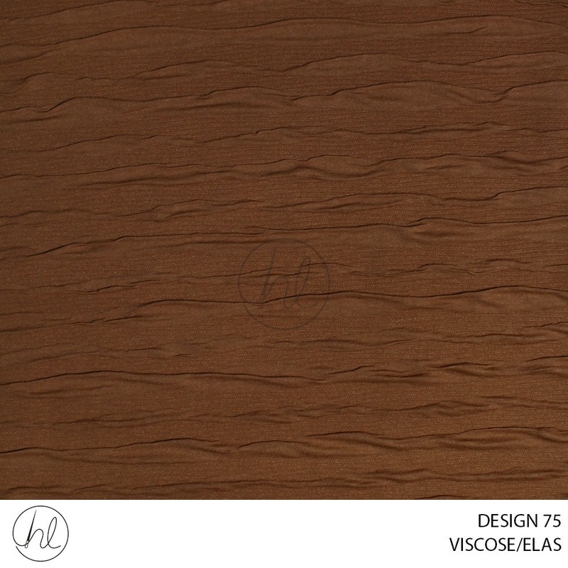 VISCOSE/ELAS 51 BROWN 150CM PER M