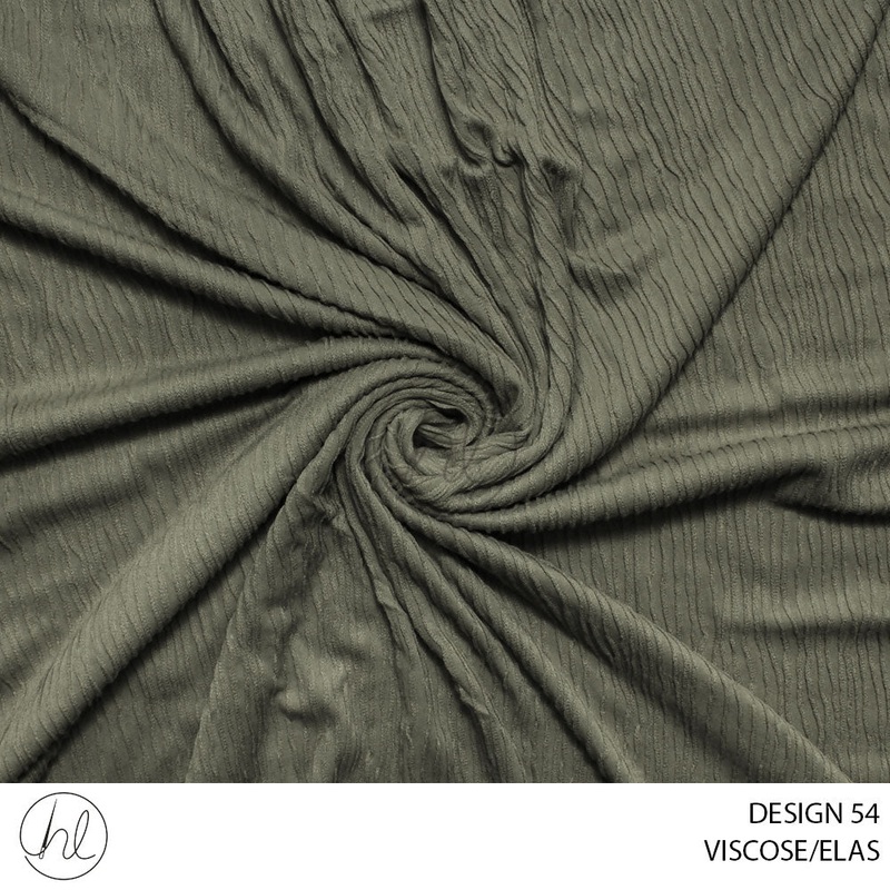 VISCOSE/ELAS 51 KHAKI 150CM PER M