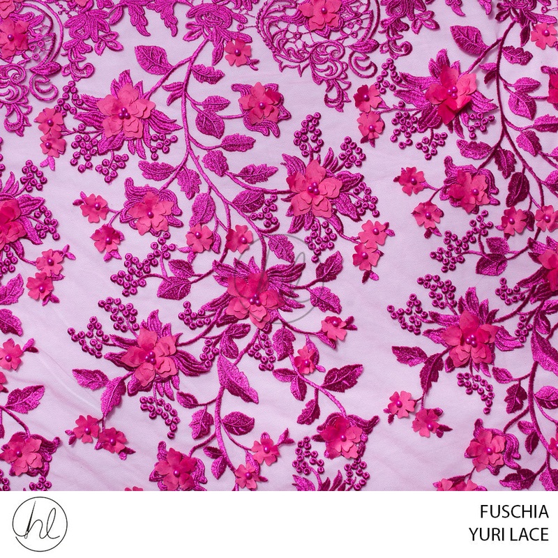 Yuri Lace 53 Fuschia 120cm Per M
