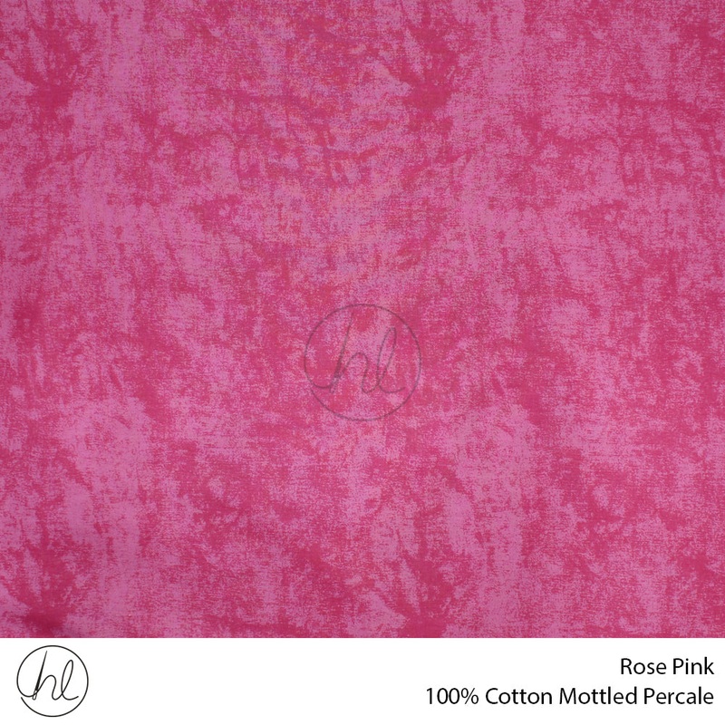 100% COTTON MOTTLED PERCALE  ROSE PINK ROLL ROLL 001