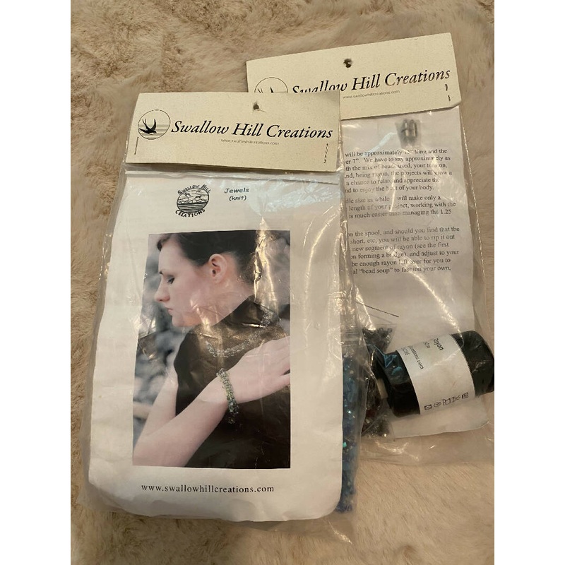 (2 pcs) Swallow Hill Creations Knit Jewelry Kit