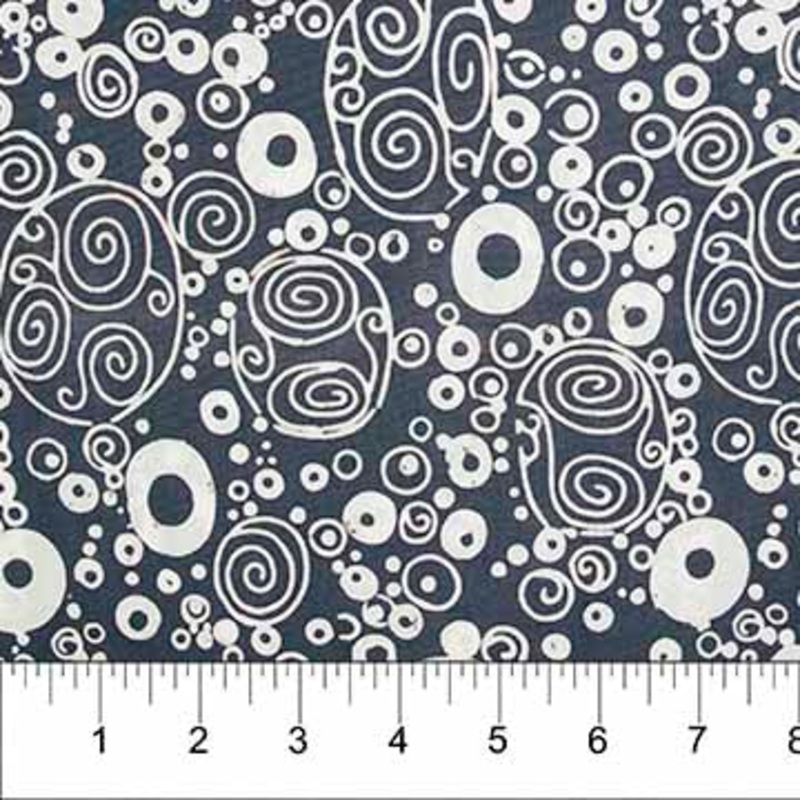 Banyan Batik Mod Graphic Black Spots from Northcott