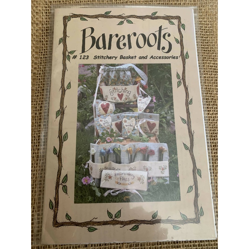 Bare roots Stitchery Basket and Accessible