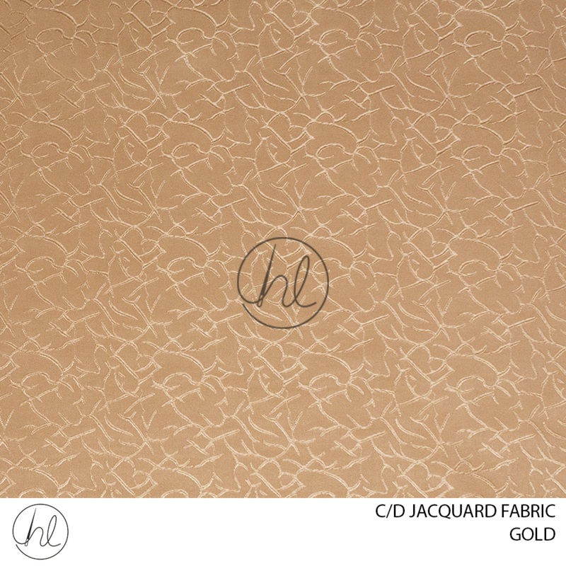 C/D Jacquard Fabric 80 CP 280cm Gold