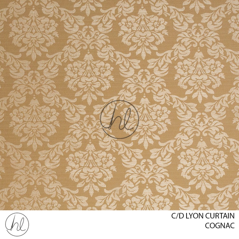 C/D Lyon Curtain GDD006A CP 280cm Cognac