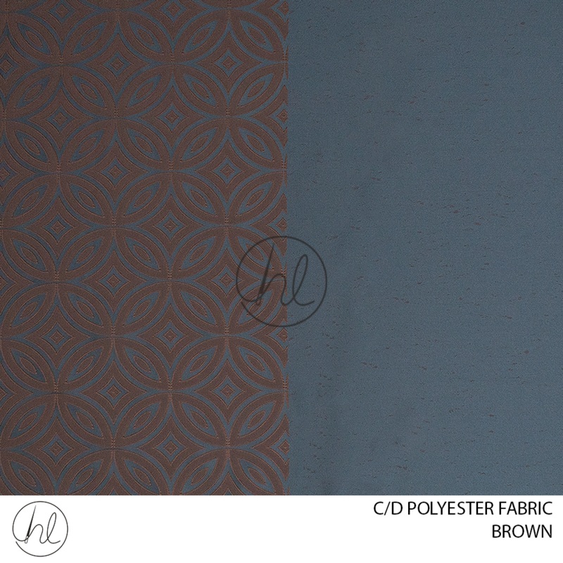 C/D Polyester Fabric 4402 CP300cmBrown
