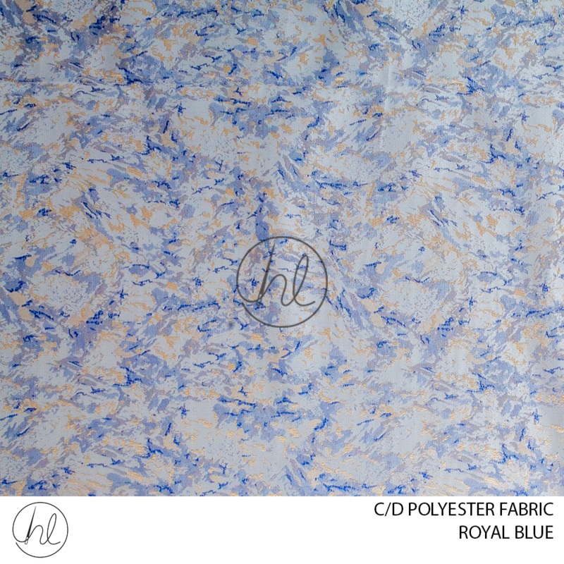 C/D Polyester Fabric CP 280cm Royal Blue