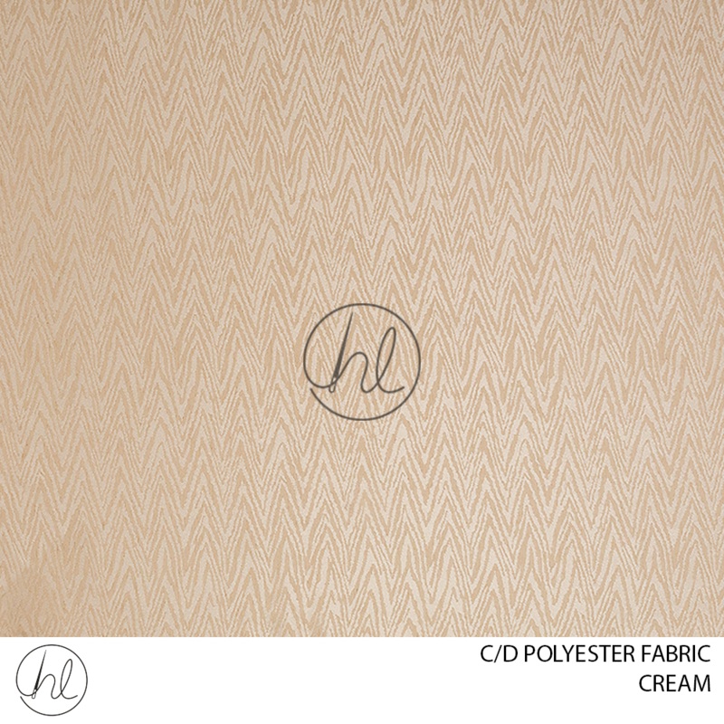 C/D Polyester Fabric F4218 CP 300cm Cream