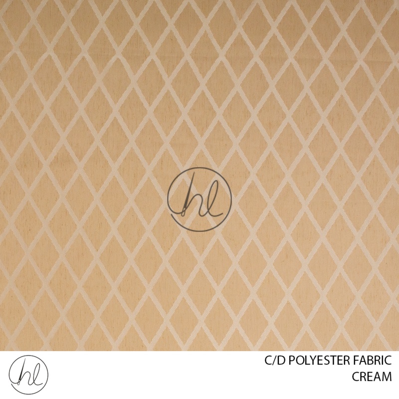 C/D Polyester Fabric F4323 CP 300cm Cream