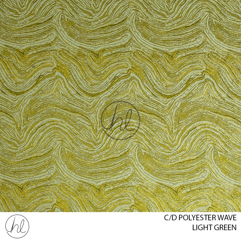C/D Polyester Wave JY 31 CP 280cm Light Green