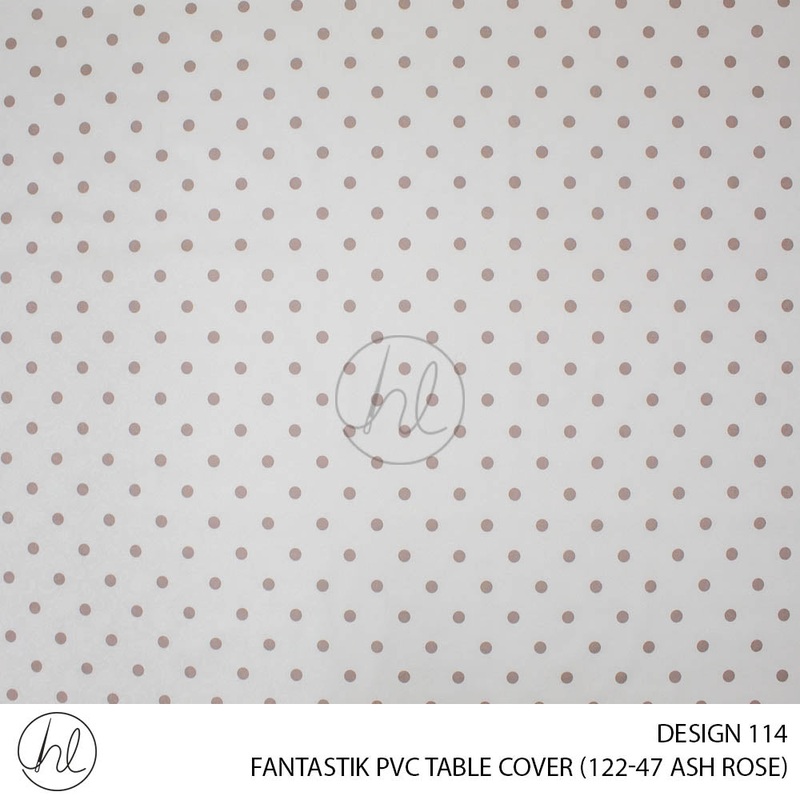 FANTASTIK PVC TABLE COVER DESIGN 114 140CM PER M ASH ROSES