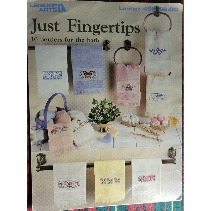 Fingertip Cross Stitch borders for the Bath