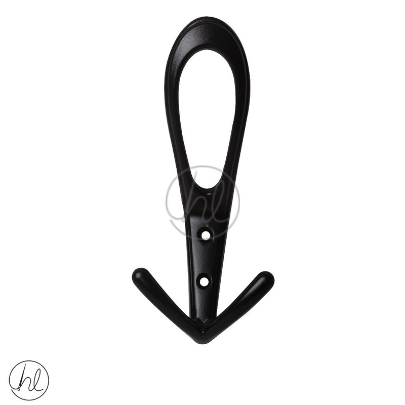 HAT & COAT HOOK BLACK