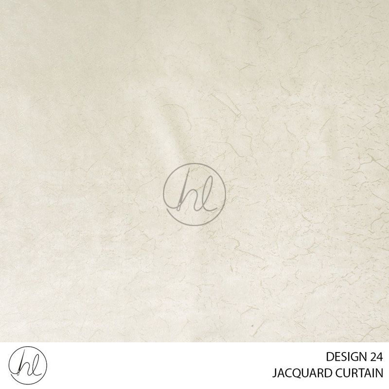 JACQUARD CURTAIN DESIGN 24 CREAM 280CM PER M