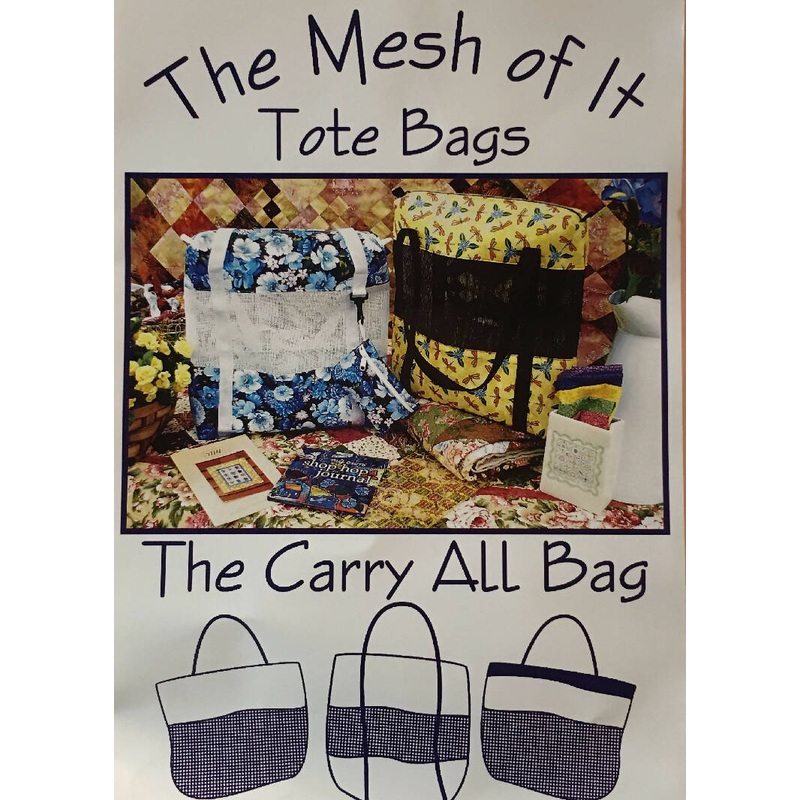 PATTERN THE MESH OF IT TOTE BAGS