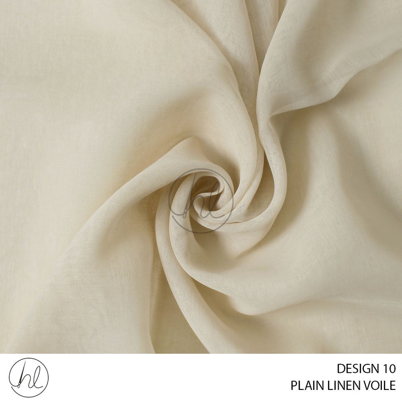 PLAIN LINEN VOILE DESIGN 10 LINEN 280CM PER M