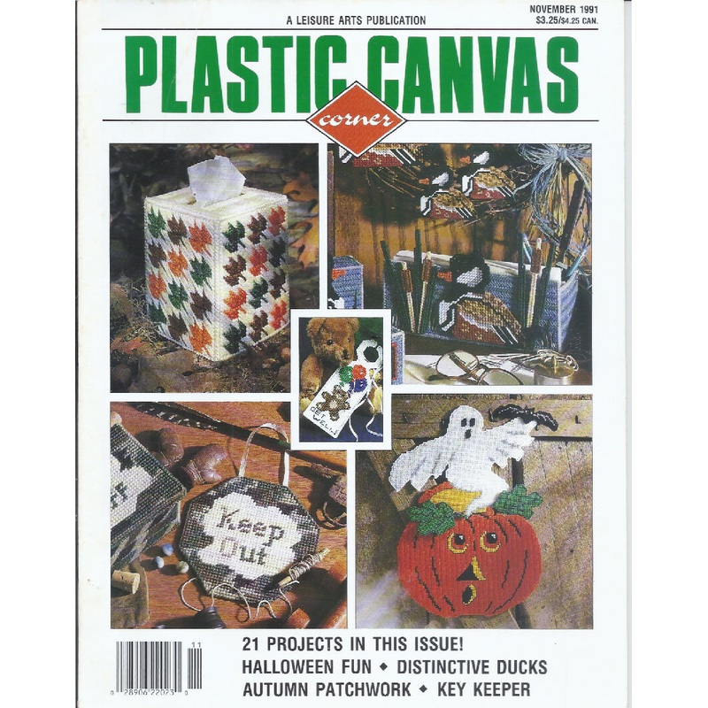 Plastic Canvas Corner Magazine, November 1991, 21 Projects