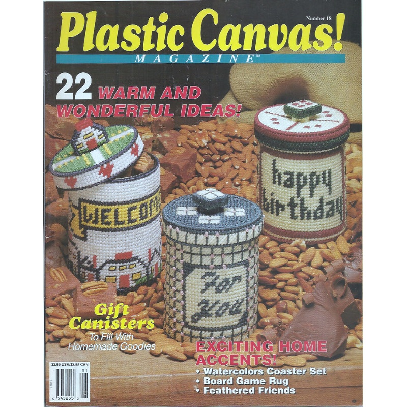 Plastic Canvas Magazine, Number 18, Jan/Feb 1992, 22 Projects