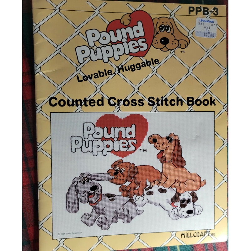 Pound Puppies Counted Cross Stitch Book