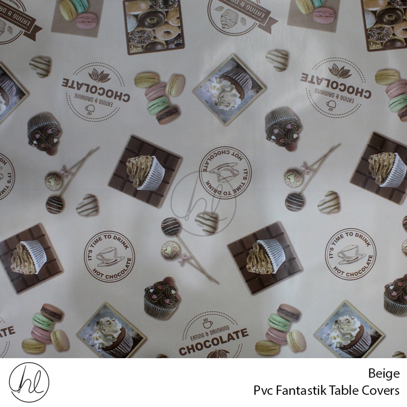 PVC FANTASTIK TABLE COVERS BEIGE ROLL ROLL 001