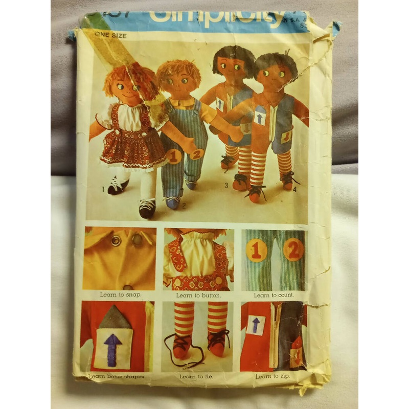 Simplicity 8137 Child's Doll