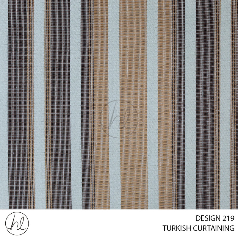 TURKISH CURTAINING DESIGN 219 280CM PER M ORANGE