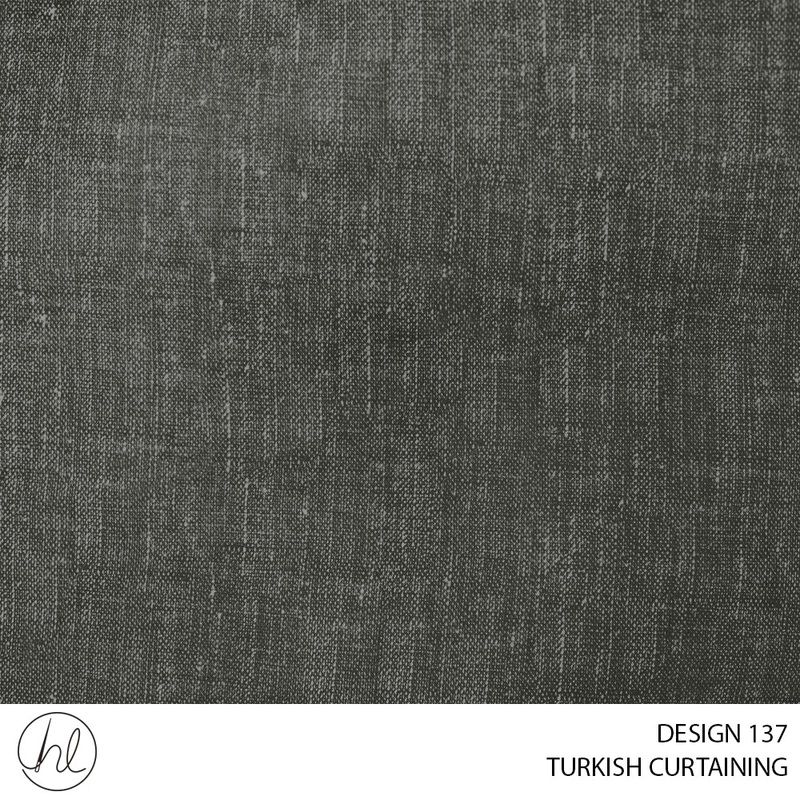 TURKISH CURTAINING MALAWI BLOCKOUT DESIGN 137 280CM PER M OLIVE