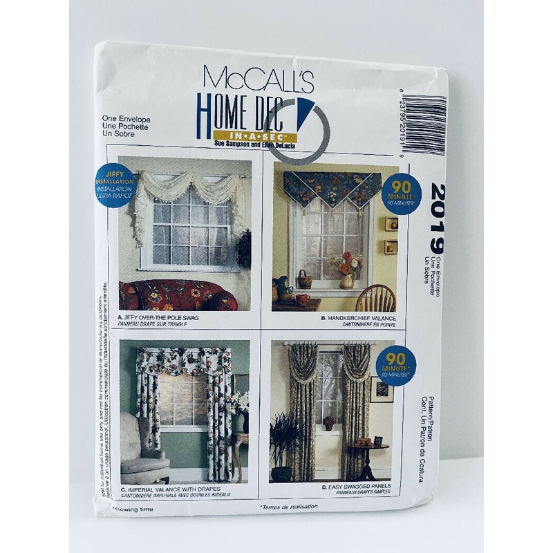 Window Drapery & Valance Pattern