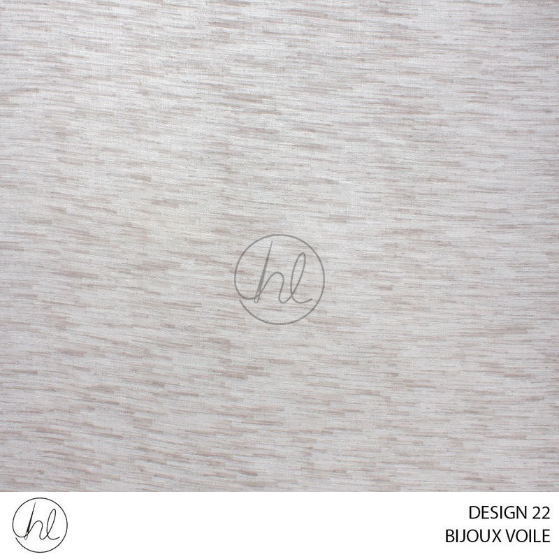 BIJOUX VOILE DESIGN 22 FEATHER 280CM PER M